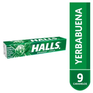 Halls Yerba Buena Mix 9 unidades