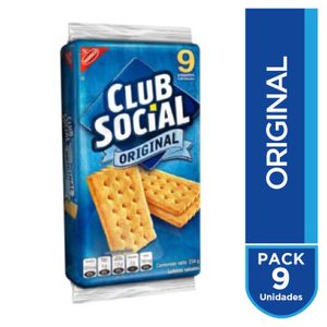 Galleta Club Social Original 9 unidades