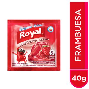 Royal Gelatina Frambuesa 40g