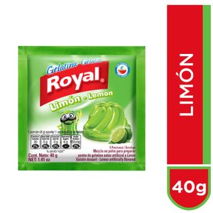 Royal Gelatina Limón 40g