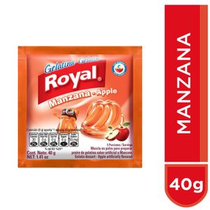 Royal Gelatina Manzana 40g