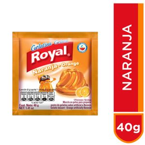 Royal Gelatina Naranja 40g
