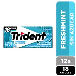 Trident Freshmint 18 unidades