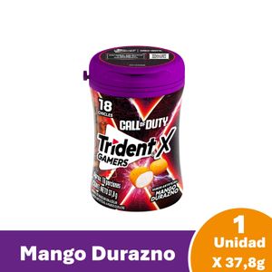 Trident Mango Durazno Botella 35 unidades